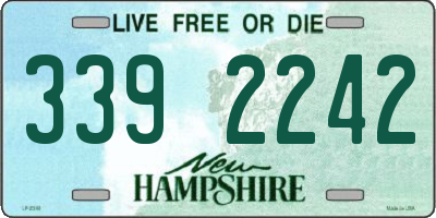 NH license plate 3392242