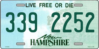 NH license plate 3392252