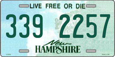 NH license plate 3392257