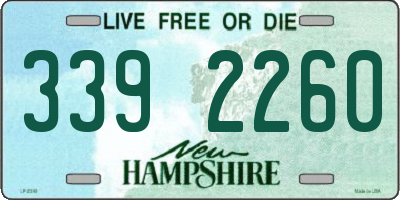 NH license plate 3392260