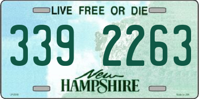 NH license plate 3392263
