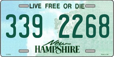 NH license plate 3392268