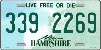 NH license plate 3392269