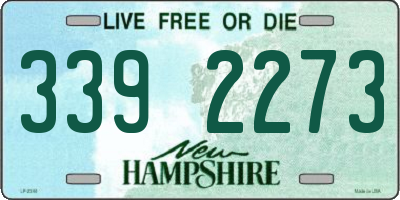 NH license plate 3392273