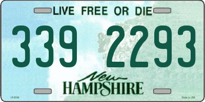 NH license plate 3392293