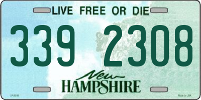 NH license plate 3392308