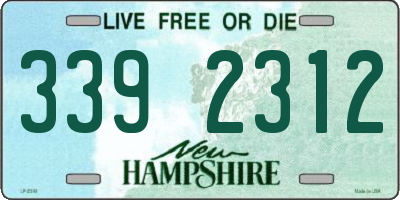 NH license plate 3392312