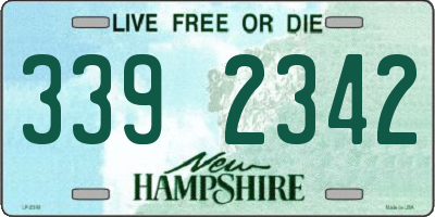 NH license plate 3392342