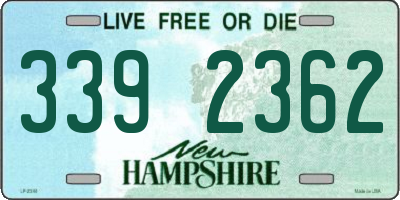 NH license plate 3392362
