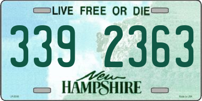 NH license plate 3392363