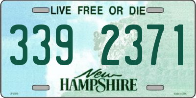 NH license plate 3392371