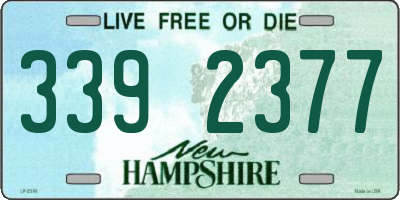 NH license plate 3392377