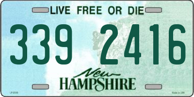 NH license plate 3392416