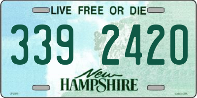 NH license plate 3392420