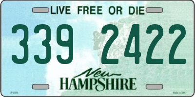 NH license plate 3392422