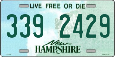 NH license plate 3392429