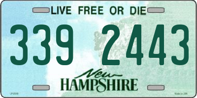 NH license plate 3392443