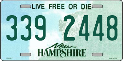 NH license plate 3392448