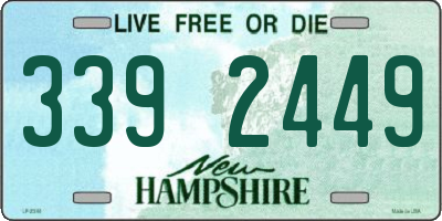 NH license plate 3392449