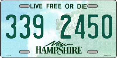 NH license plate 3392450