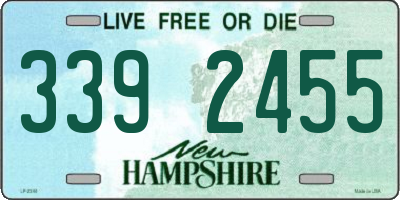 NH license plate 3392455
