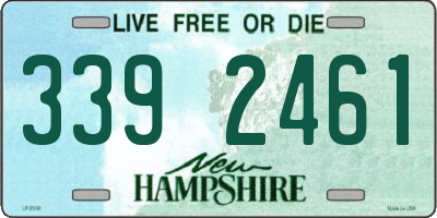 NH license plate 3392461