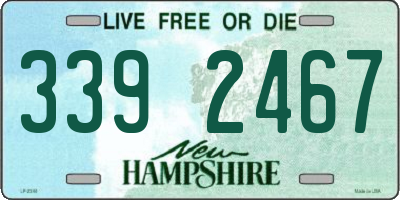 NH license plate 3392467