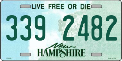 NH license plate 3392482