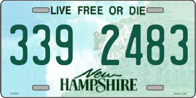NH license plate 3392483