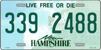 NH license plate 3392488