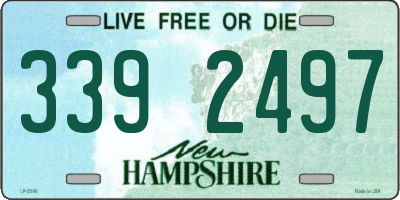 NH license plate 3392497