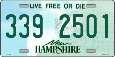 NH license plate 3392501