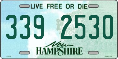 NH license plate 3392530