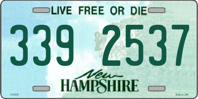NH license plate 3392537