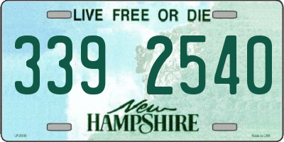 NH license plate 3392540