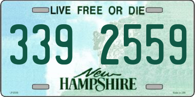 NH license plate 3392559