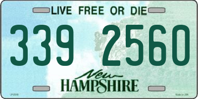NH license plate 3392560