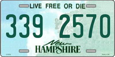 NH license plate 3392570