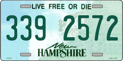 NH license plate 3392572
