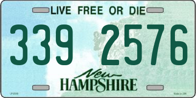 NH license plate 3392576