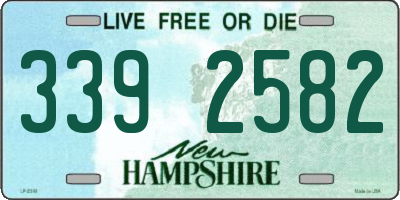 NH license plate 3392582