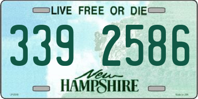 NH license plate 3392586