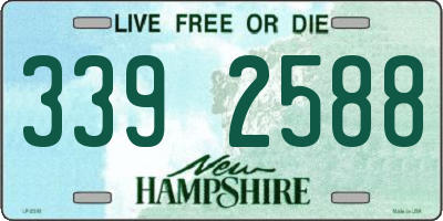 NH license plate 3392588