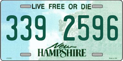 NH license plate 3392596