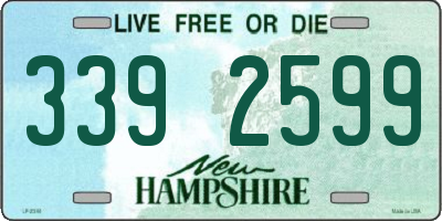NH license plate 3392599