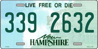 NH license plate 3392632