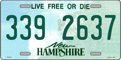 NH license plate 3392637
