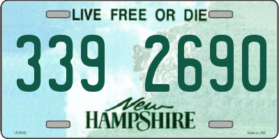 NH license plate 3392690