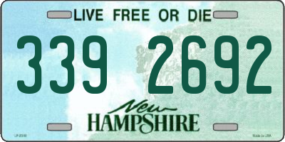 NH license plate 3392692