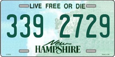 NH license plate 3392729